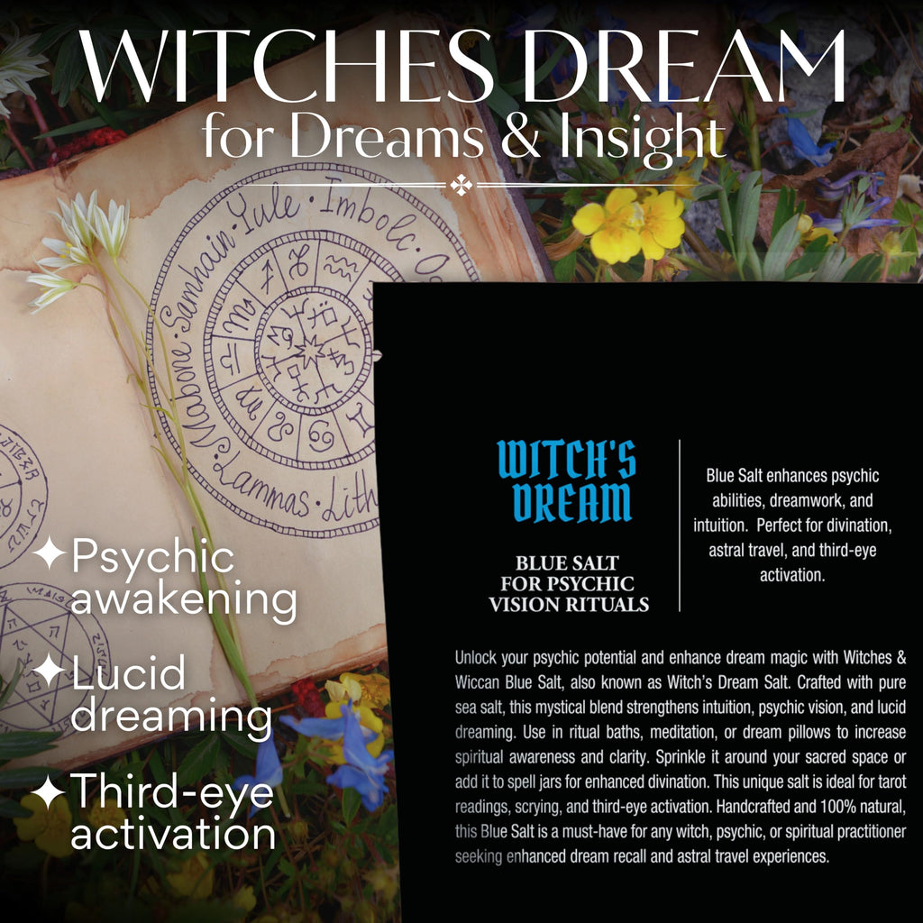 Blue Witch's Dream Wiccan Ritual Salt - Parent