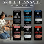 Ritual Salt Starter Collection Pack for Ceremony and Spell – Handcrafted Negative Energy Protection Crystals for Witchcraft Supplies – Witches & Wiccan