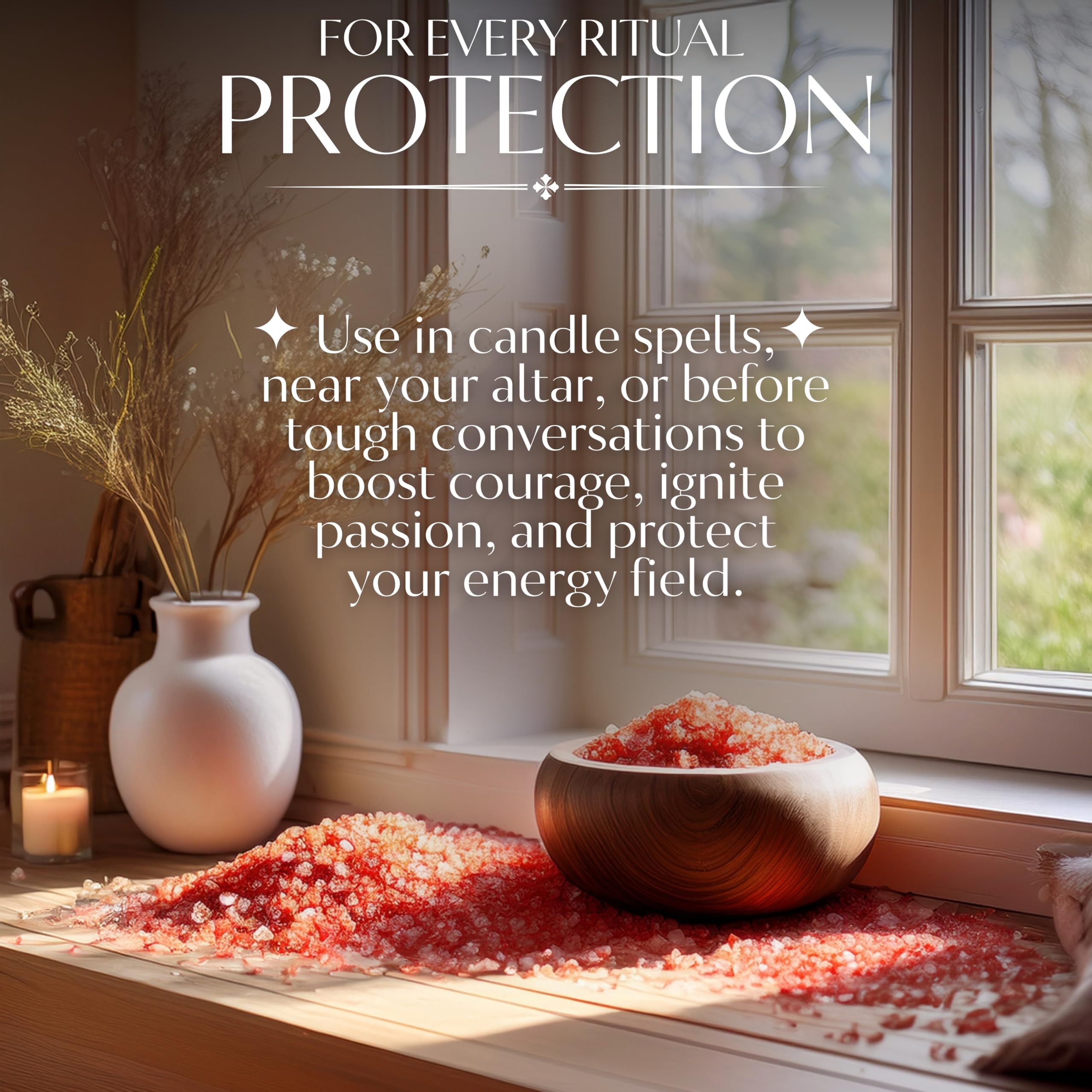 Red Dragon’s Blood Wiccan Ritual Salt - Parent